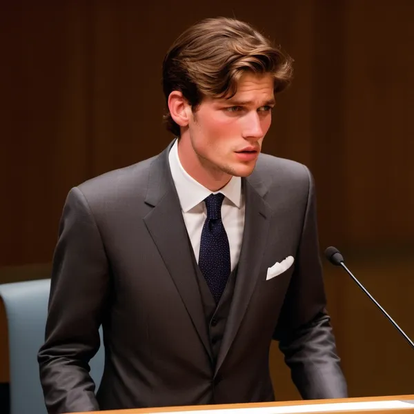 speech II AI headshot style